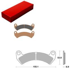 SBS BRAKE PAD 954RSI