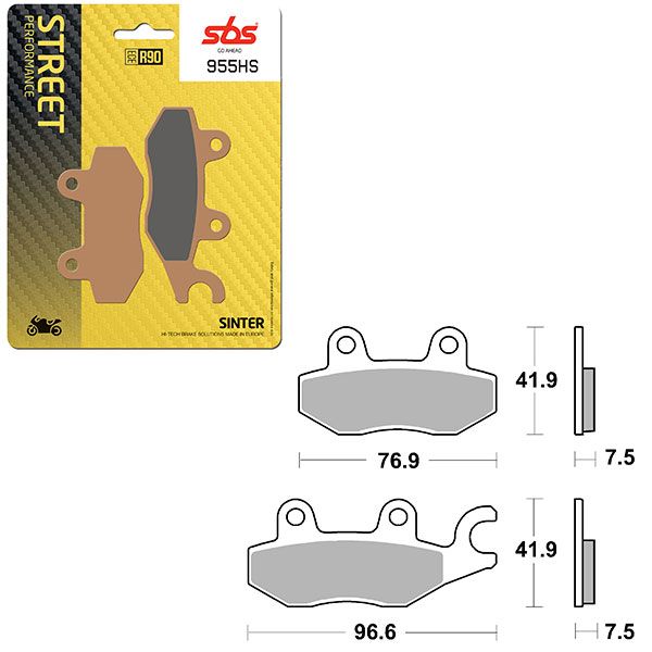 SBS BRAKE PAD 955HS