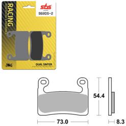 SBS BRAKE PAD 960DS-2