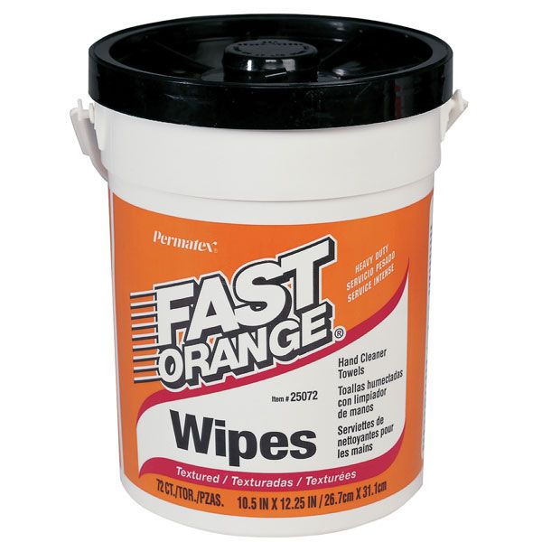 FAST ORANGE WIPES 72CNT BUCKET