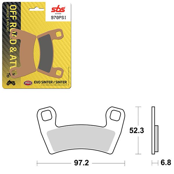 SBS BRAKE PAD 970PSI