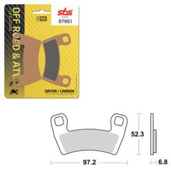 SBS BRAKE PAD 970SI