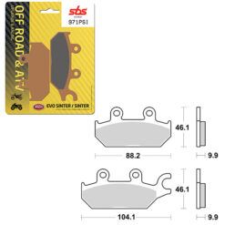 SBS BRAKE PAD 971PSI