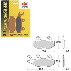 SBS BRAKE PAD 974PSI
