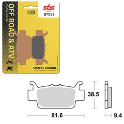SBS BRAKE PAD 975SI