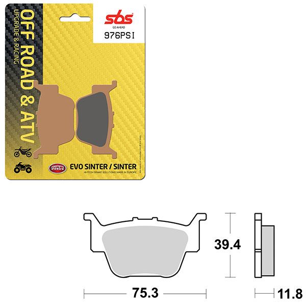SBS BRAKE PAD 976PSI