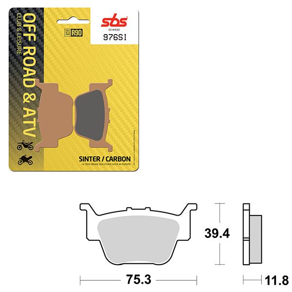SBS BRAKE PAD 976SI