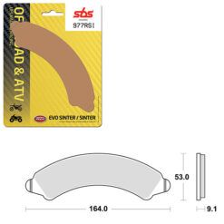 SBS BRAKE PAD 977RSI