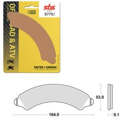 SBS BRAKE PAD 977SI