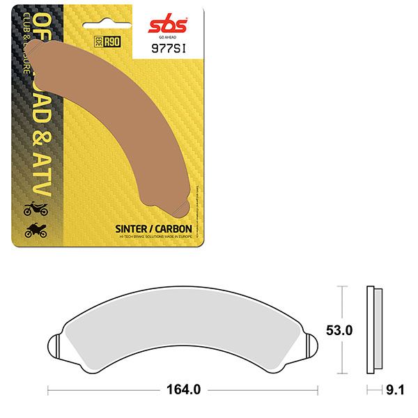 SBS BRAKE PAD 977SI