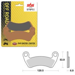 SBS BRAKE PAD 978PSI