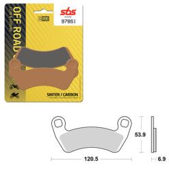 SBS BRAKE PAD 978SI