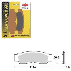 SBS BRAKE PAD 979PSI