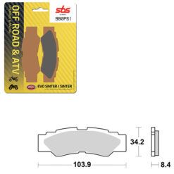 SBS BRAKE PAD 980PSI