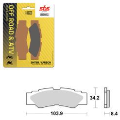 SBS BRAKE PAD 980SI