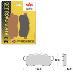 SBS BRAKE PAD 982PSI