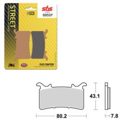 SBS BRAKE PAD 985SP