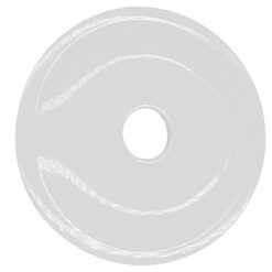 ROUND GRAND DIGGER PLATE WHT