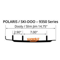 DOOLY RUNNER SKI-DOO MOLD SKI
