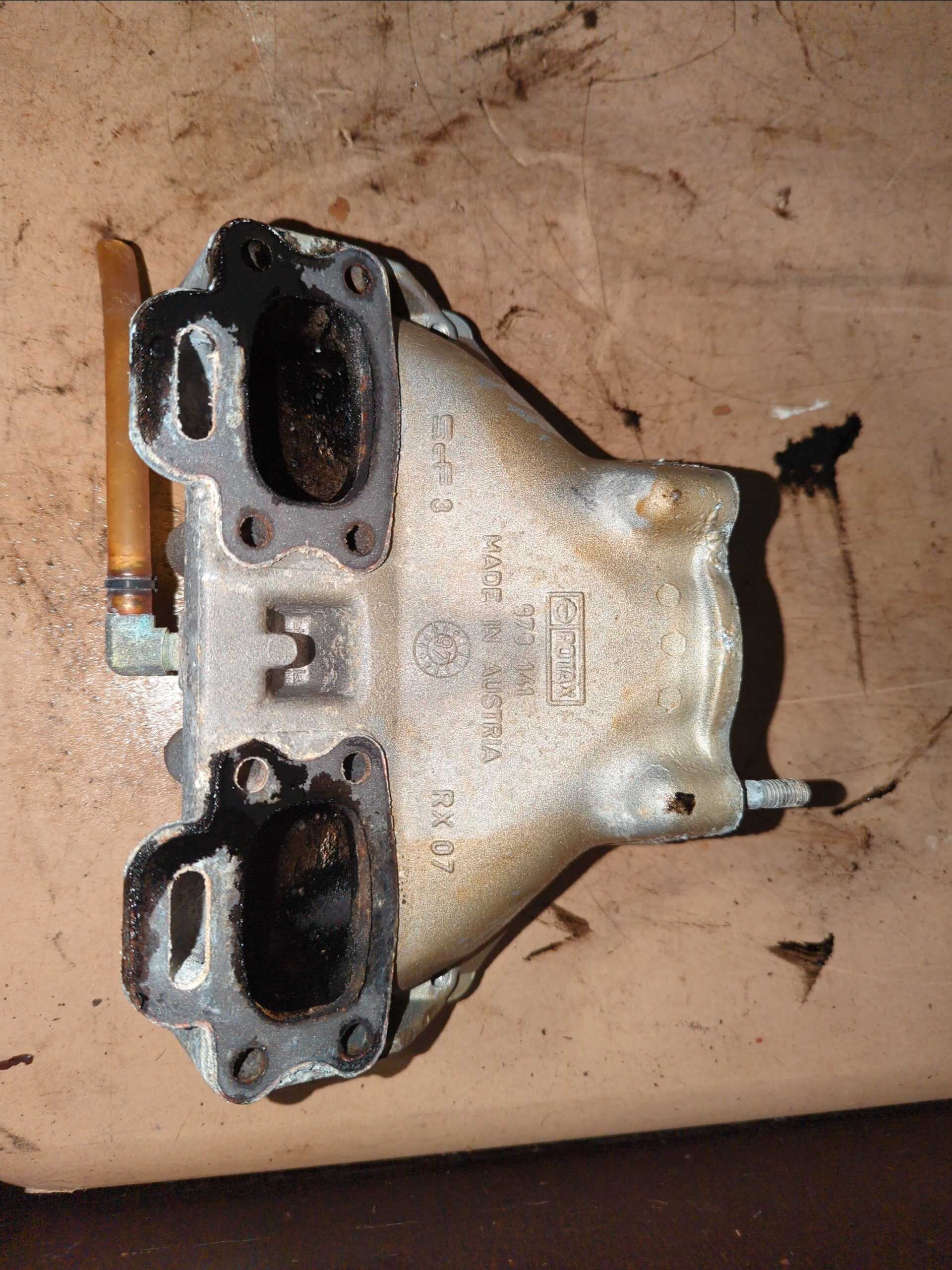 1998 Sea Doo GTS, 5819, 717 Exhaust Manifold (Silver) - Image 2