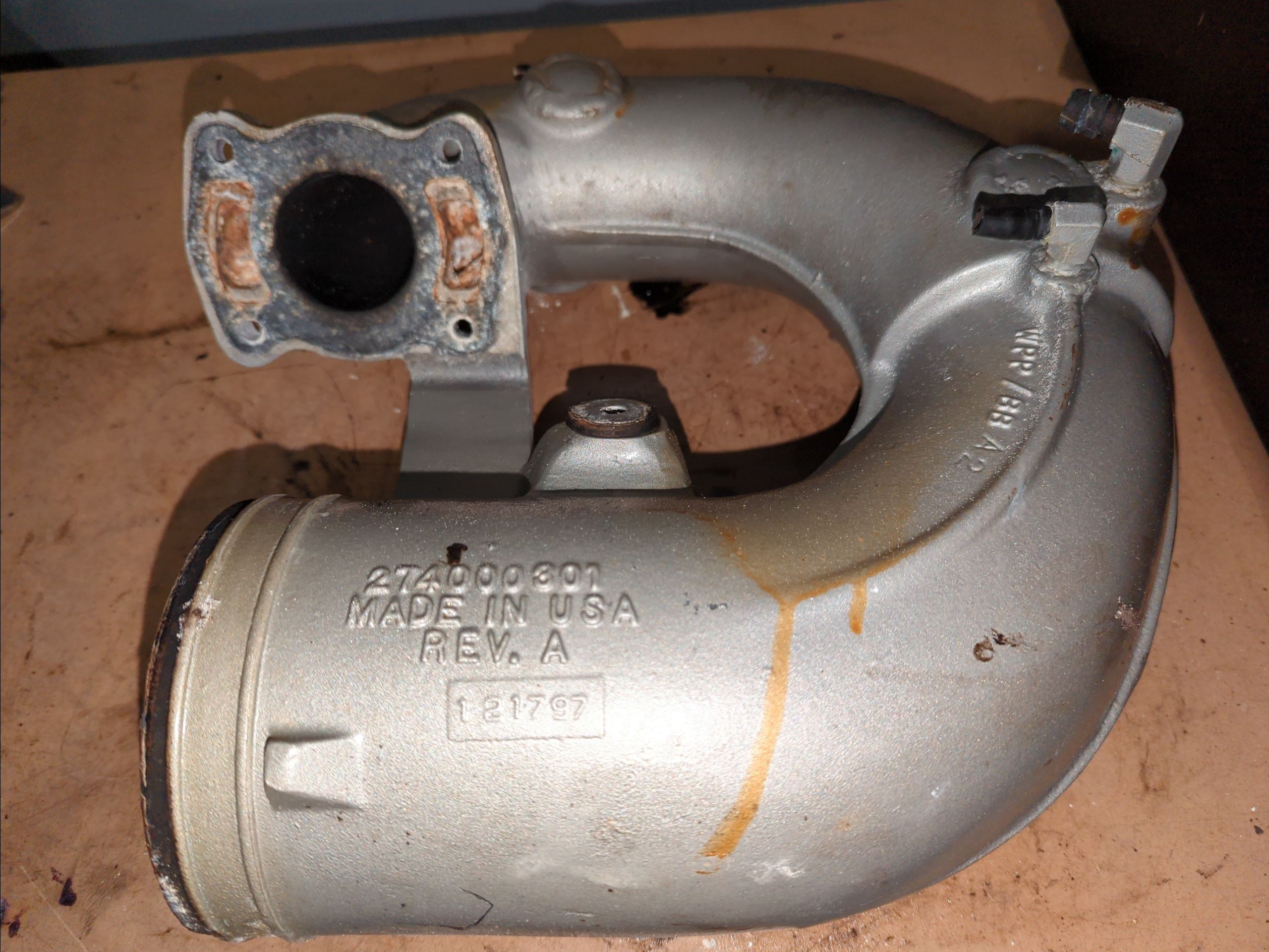 1998 Sea Doo GTS, 5819, 717 Tuned Pipe Assembly - Image 5