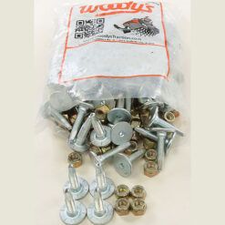 Mega-Bite 60 Carbide Stud / Lock Nuts