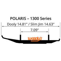 WOODY'S POLARIS SLIM JIM 4''