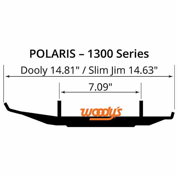 WOODY'S POLARIS SLIM JIM 4''