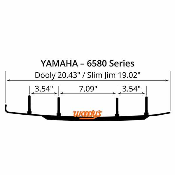 WOODY'S YAMAHA SLIM JIM 6''