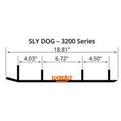 WOODY'S 8" CARBIDE SLYDOG PR