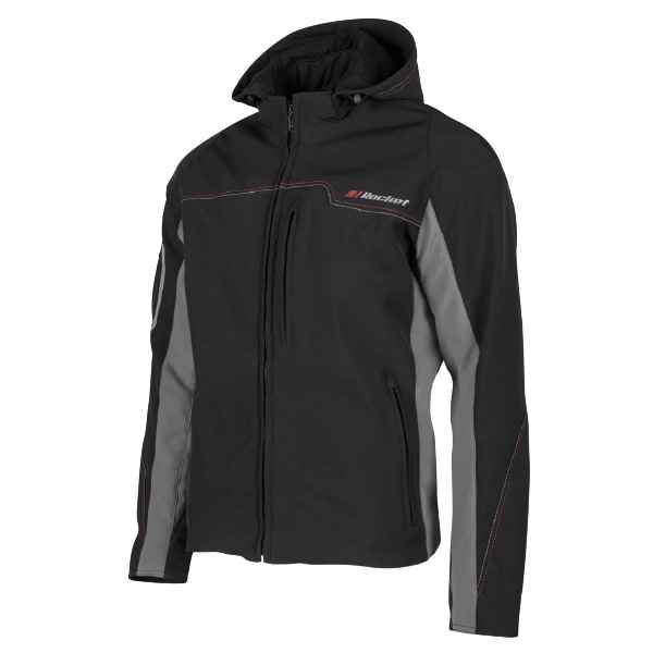 JOE ROCKET MEN'S SOFTSHELL JACKET 2XL - BLACK/GREY