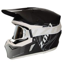 ZOAN WOLF MX SNOCROSS HELMET LARGE VAPOUR WHITE