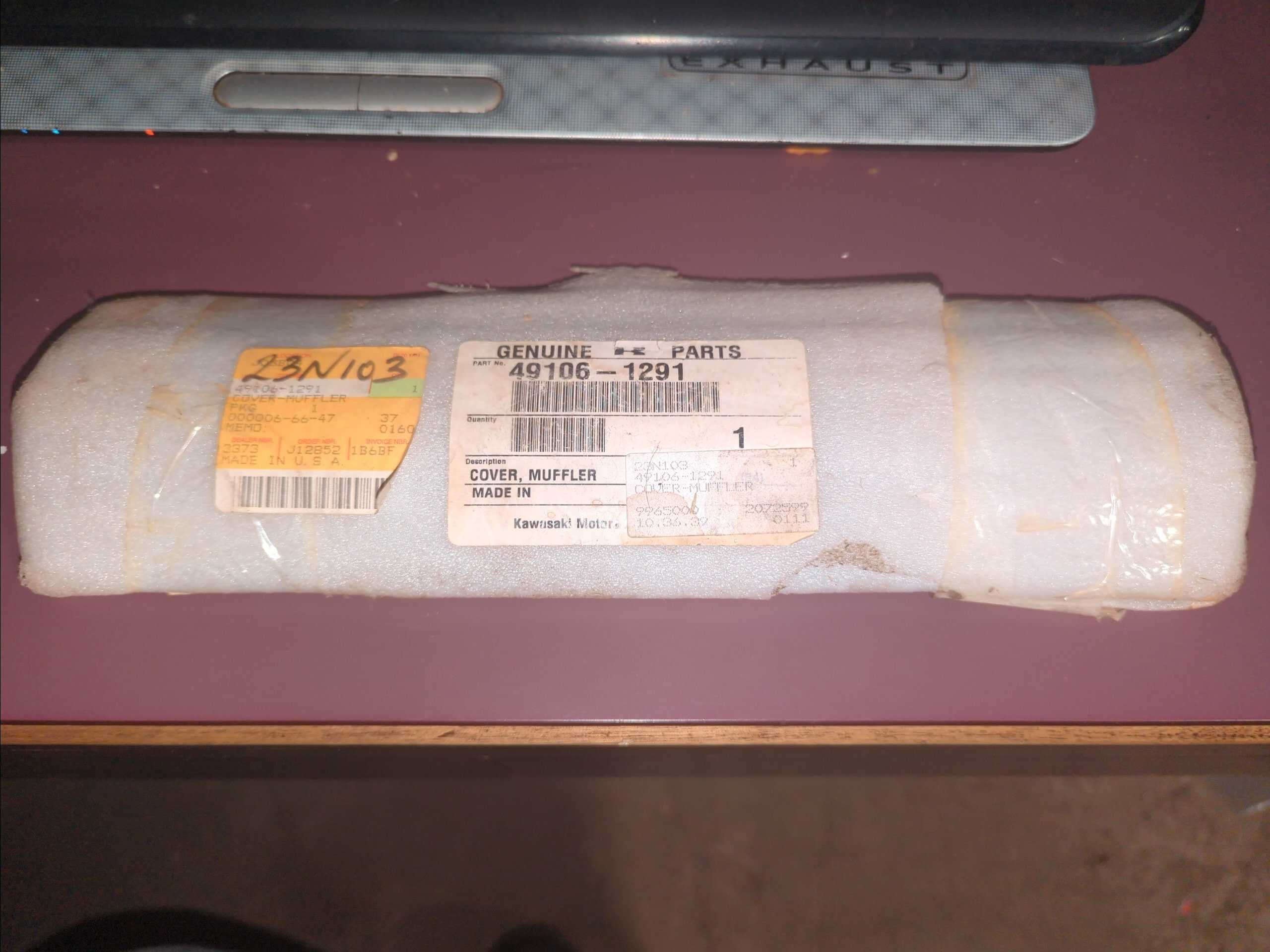 2003 - 2013 Kawasaki PRAIRIE 650,700 4X4,BRUTE FORCE 650 4X4 MUFFLER COVER