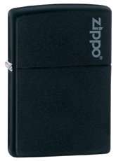 Zippo Black Matte Lighter, 218ZL