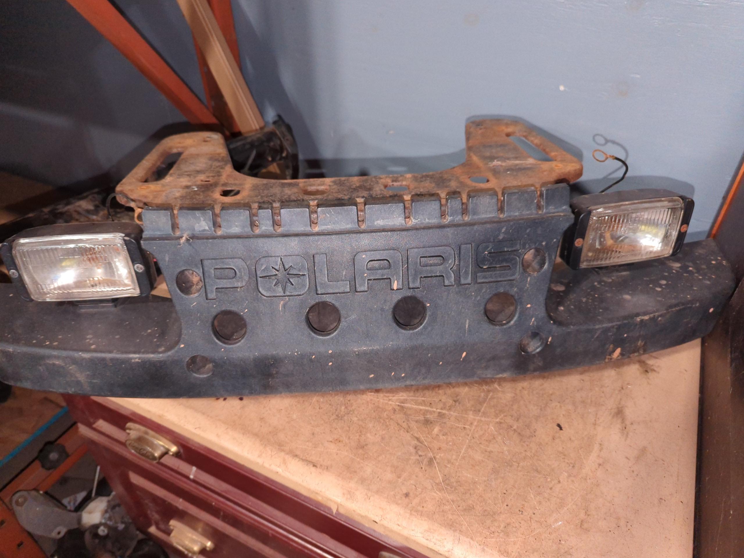 1995 - 2008 Polaris 1995 XPLORER,SPORTSMAN,WORKER,MAGNUM FRONT BUMPER Facia With lights