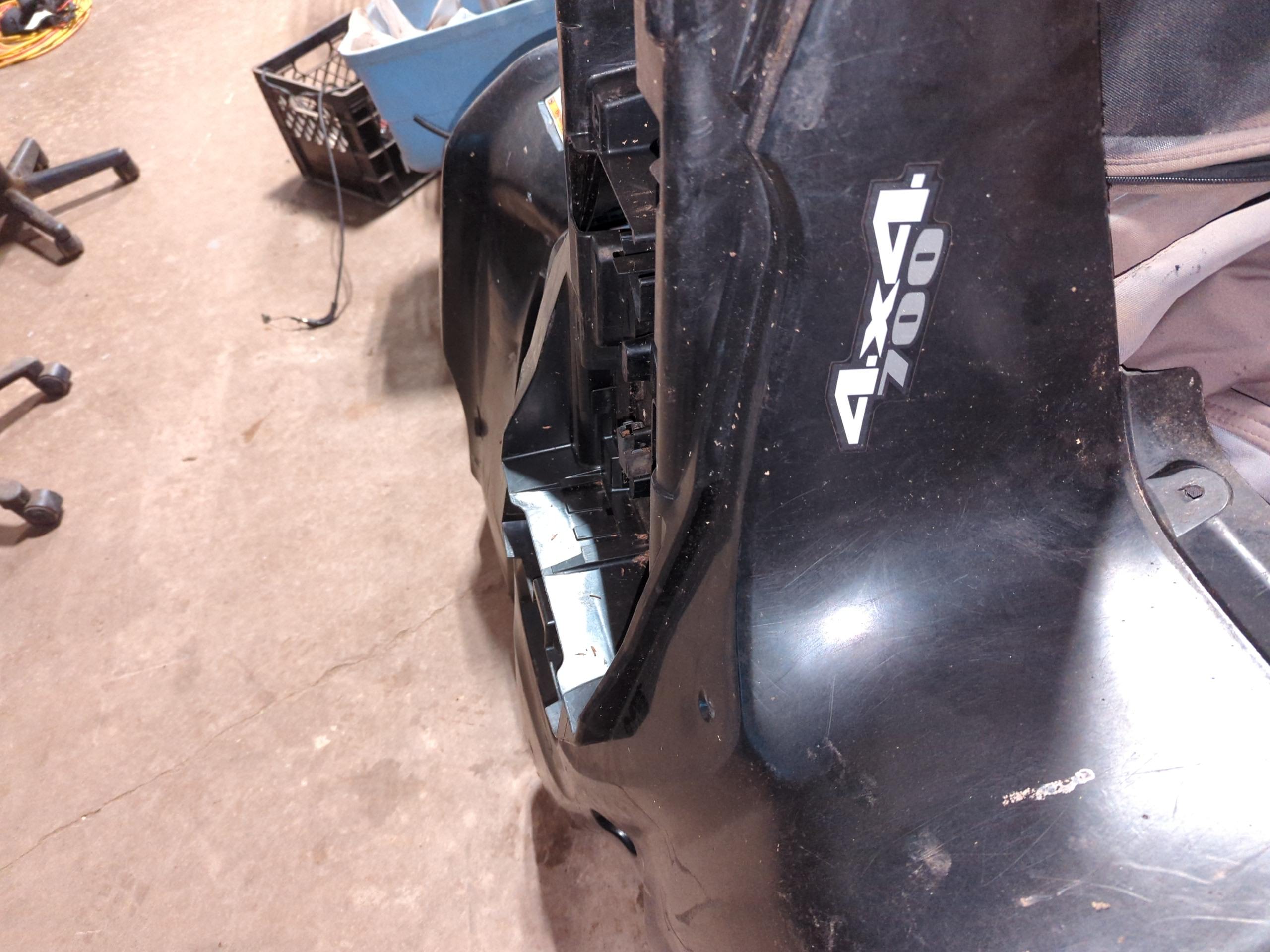 2006 - 2018 Suzuki LT-A450X,LT-A500X,LT-A700X,LT-A750X FENDER, REAR (BLACK) - Image 4