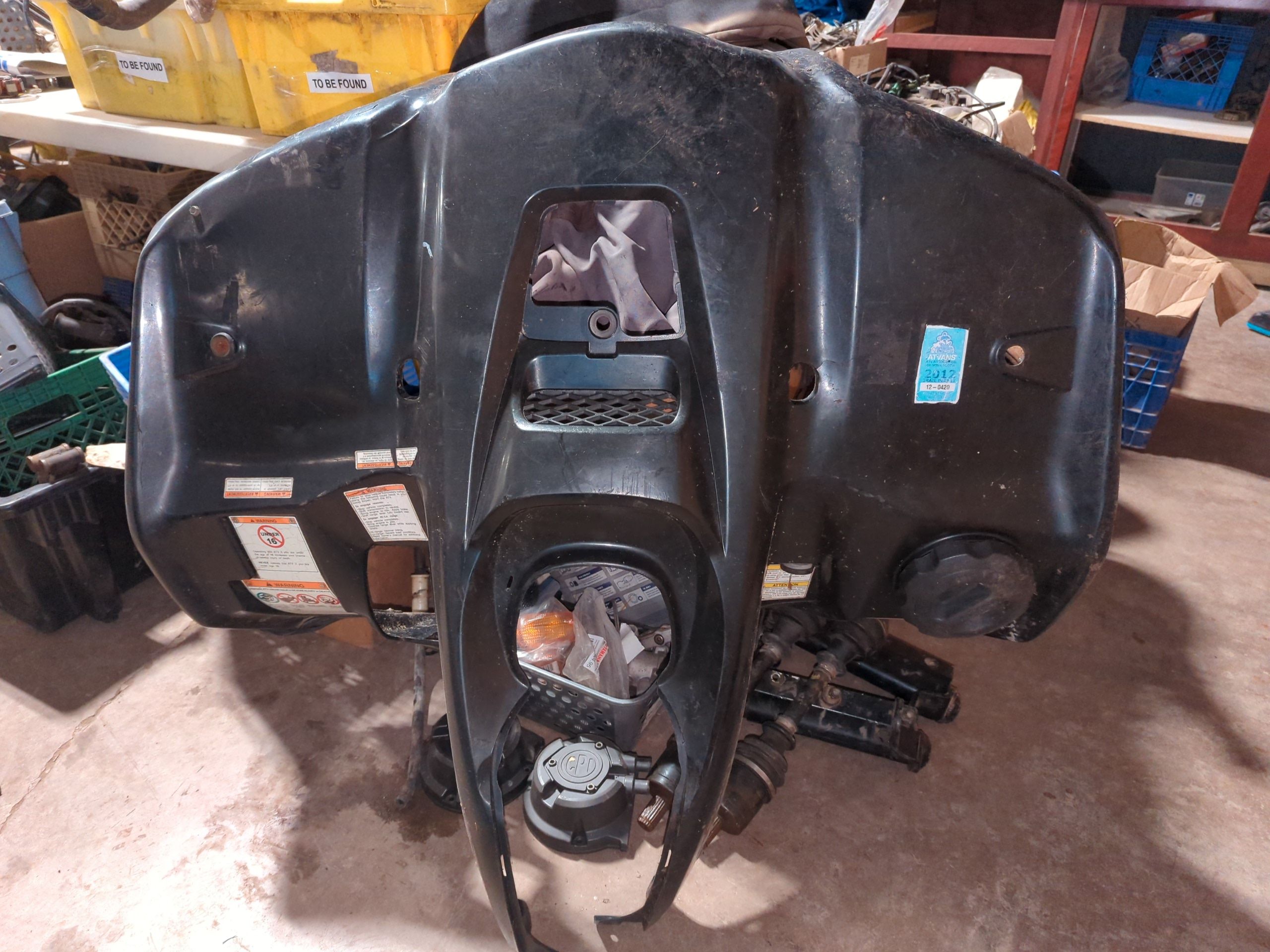 2006 - 2018 Suzuki Kingquad LT-A500X,LT-A700X,LT-A750X FENDER, FRONT (BLACK) - Image 5