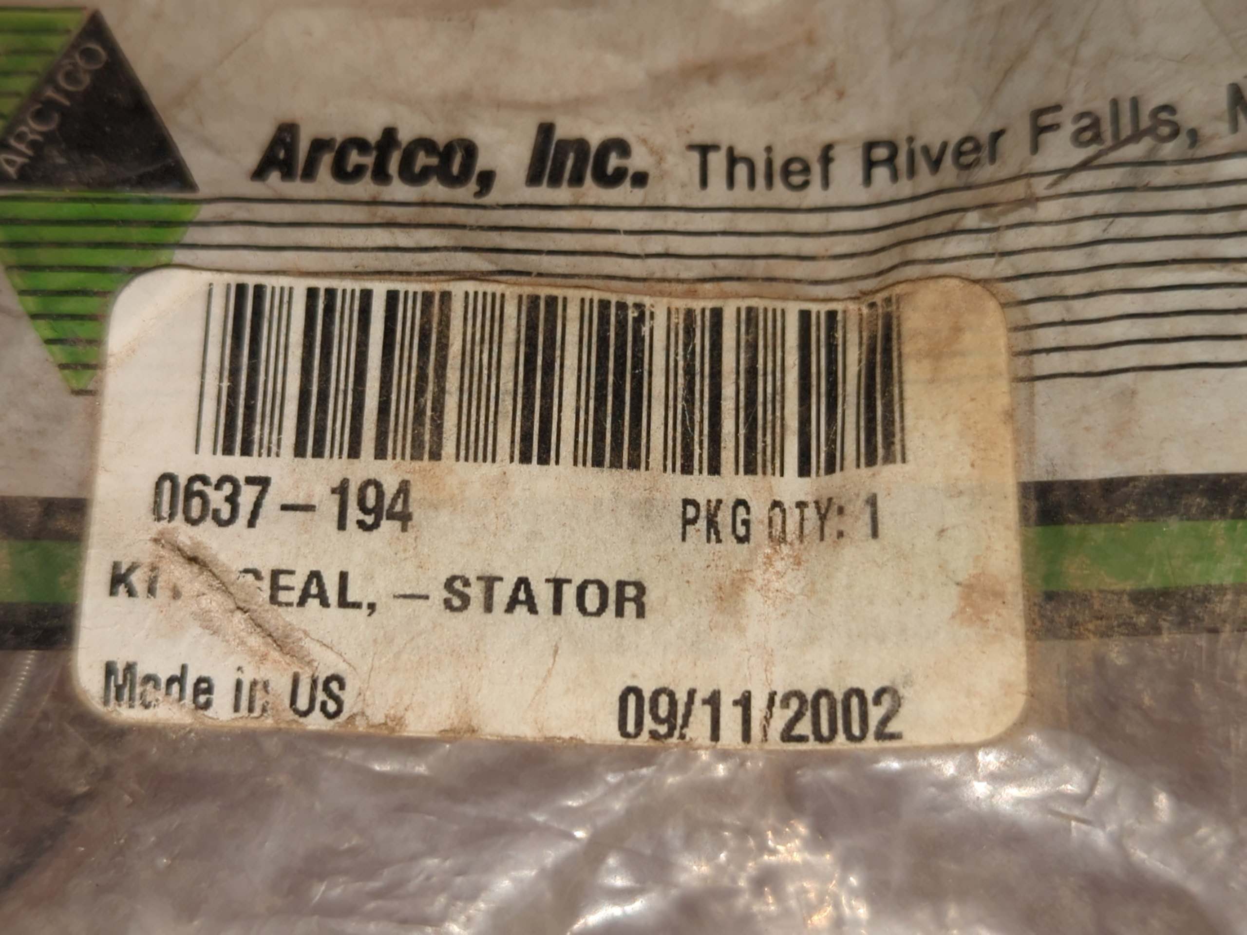 1996 - 1999 Arctic Cat MONTE CARLO 640,770,900,1000 DAYTONA,MONTEGO,TS-R,TS 1100 STATOR SEAL KIT - Image 2
