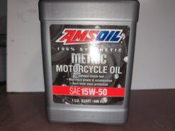 AMSOIL  Metric Motorcycle Oil Synthetic 15W-50 946 ML 1 US Quart - Image 3