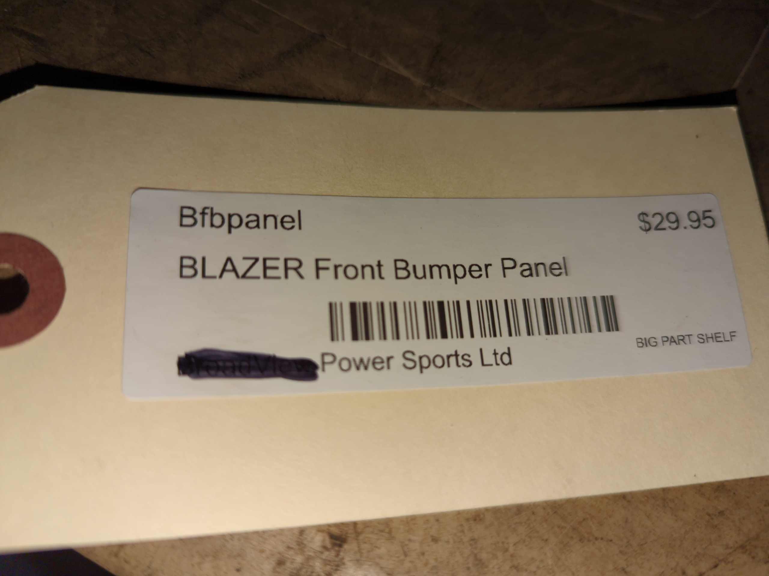 Blazer 125U Front Bumper Panel - Image 3
