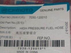 2013 CFMoto UFORCE 800 CF800-3 HIGH PRESSURE FUEL HOSE - Image 4