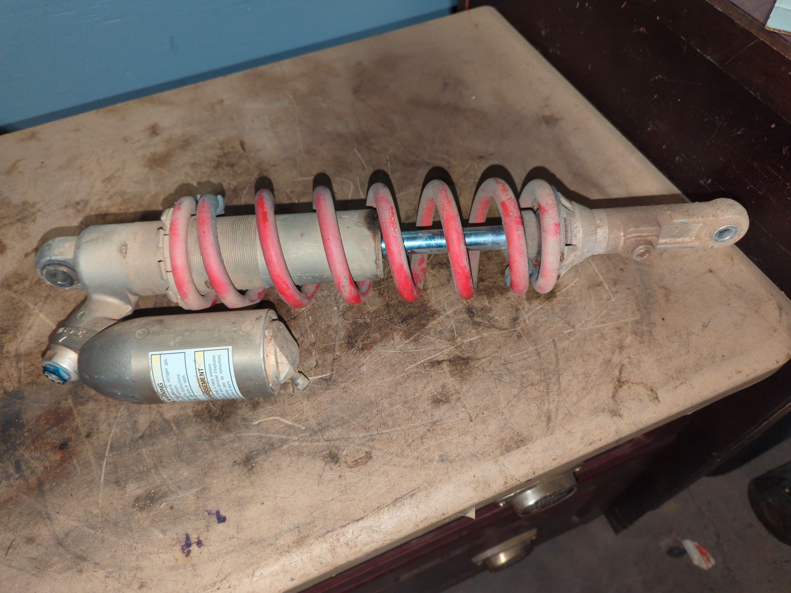 2008 Yamaha YZ450F SHOCK ABSORBER ASSY, REAR