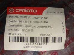 2014 - 2015 CFMoto ZFORCE 800 OVERRIDE SWITCH - Image 2