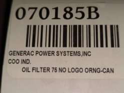 Alternative view of Generac OIL FILTER 070185B
