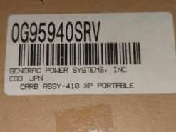 Alternative view of Generac Carburetor 410 XP Portable  0G95940SRV