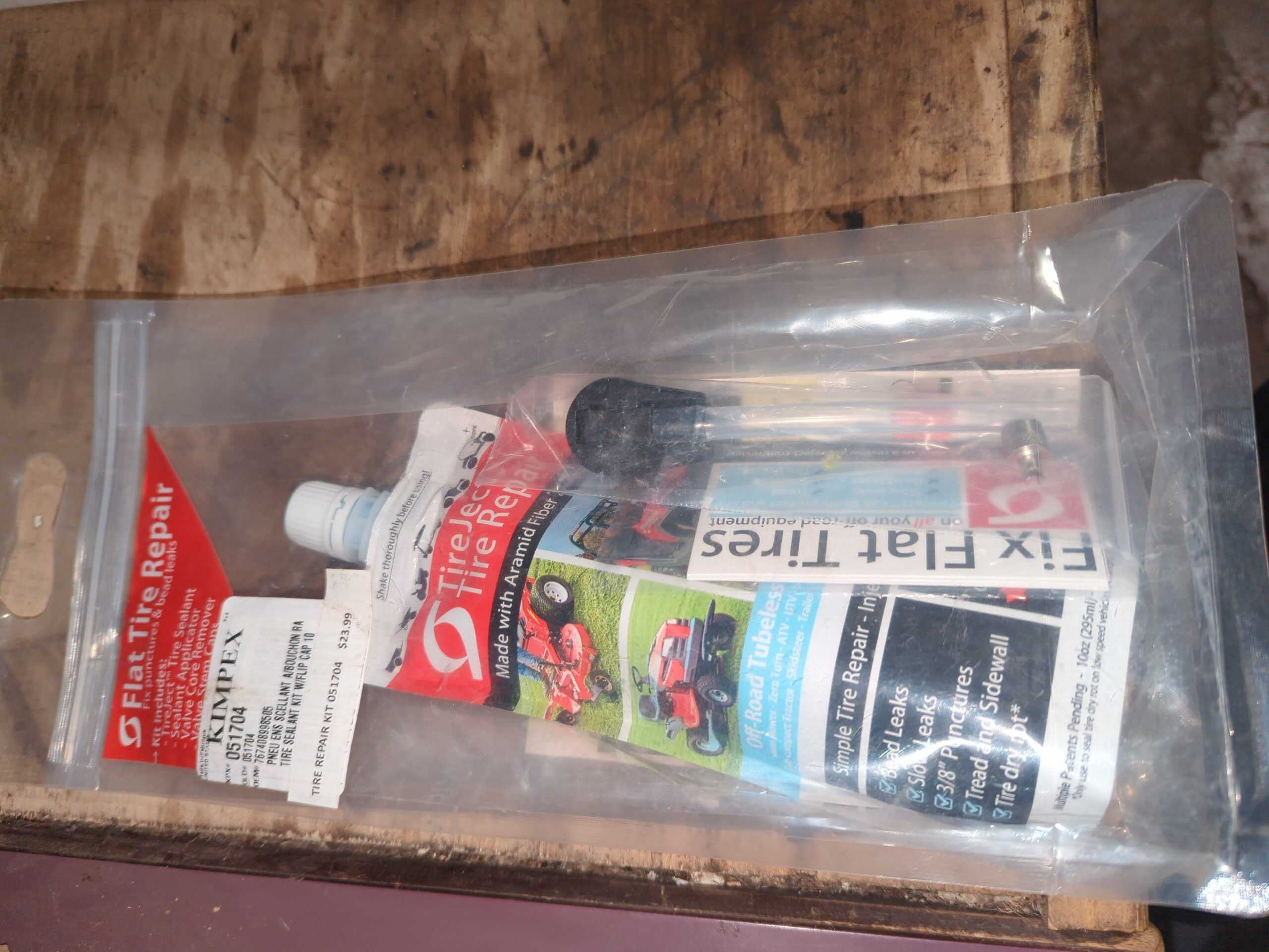 TireJect Tire sealant Kit 10 oz Liquid