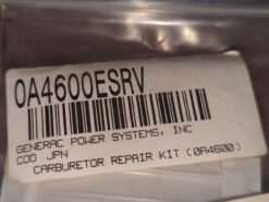 Alternative view of Generac  Carburetor Repair Kit 0A4600ESRV