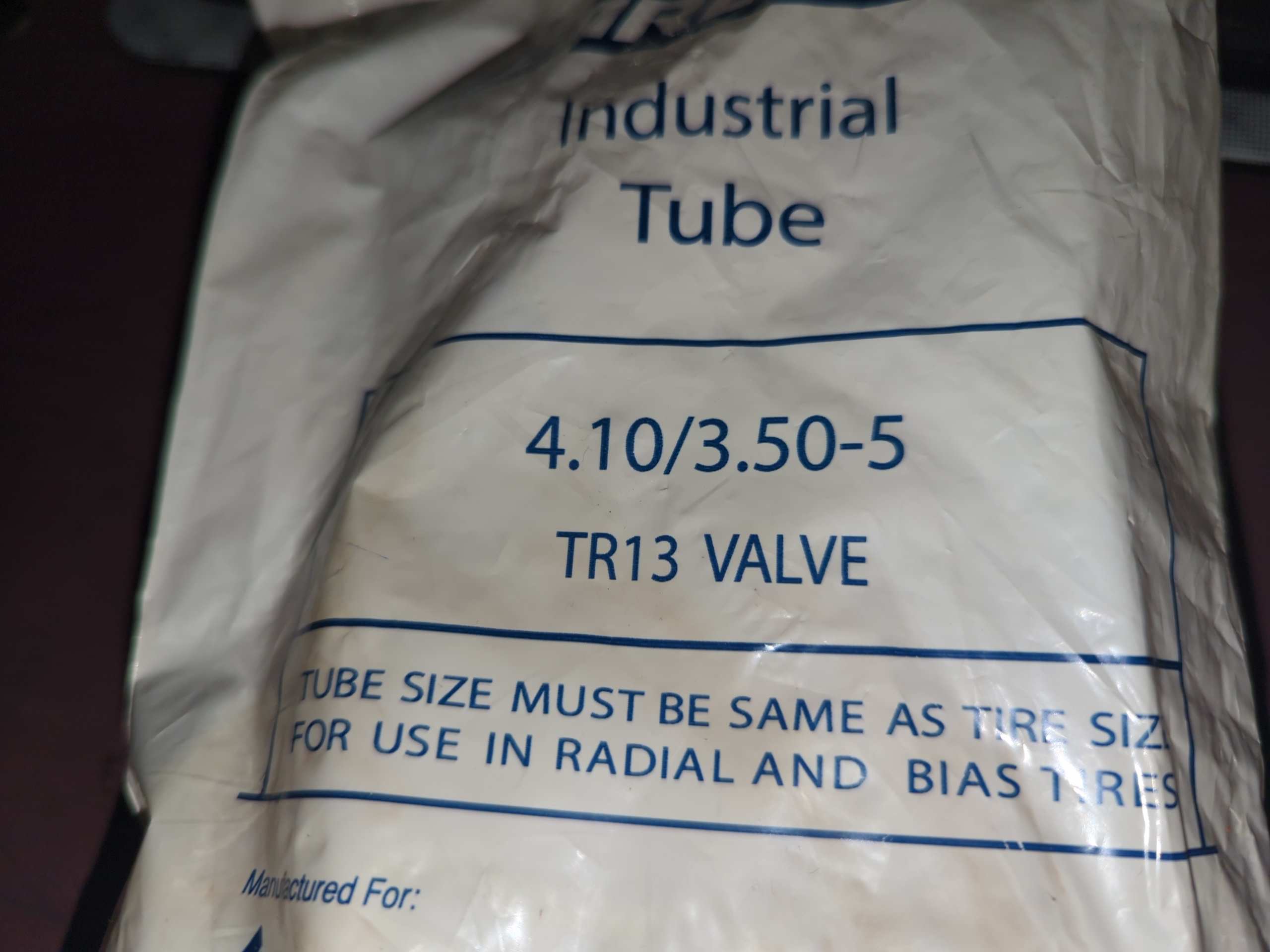 CARLISLE Tube Tire 4.10/3.50-5