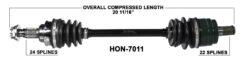 2003-2020 Honda TRX650FA Rincon TRX680 Rincon Rear CV Axle Shaft TrakMotive HON-7011
