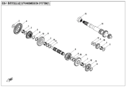2015 - 2022 CFMoto CFORCE,CF,UFORCE,ZFORCE MAIN SHAFT - Image 2